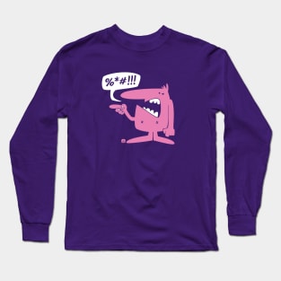 %*#!!! Swear Guy Long Sleeve T-Shirt